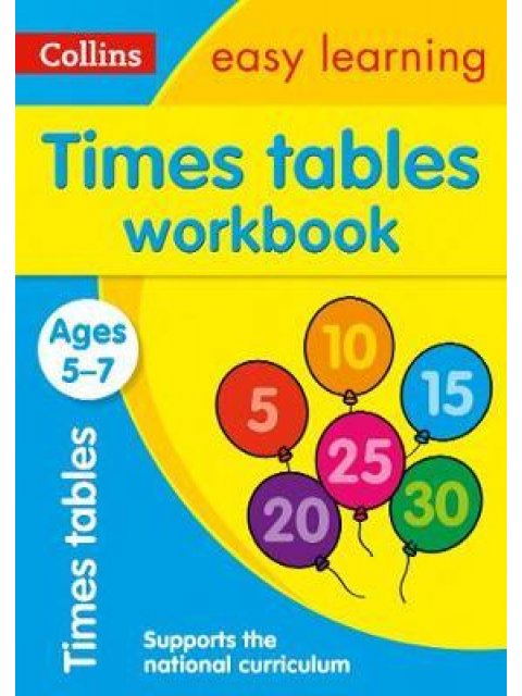 TIMES TABLES WORKBOOK AGES 5-7 (COLLINS EASY LEARNING KS 1) PB