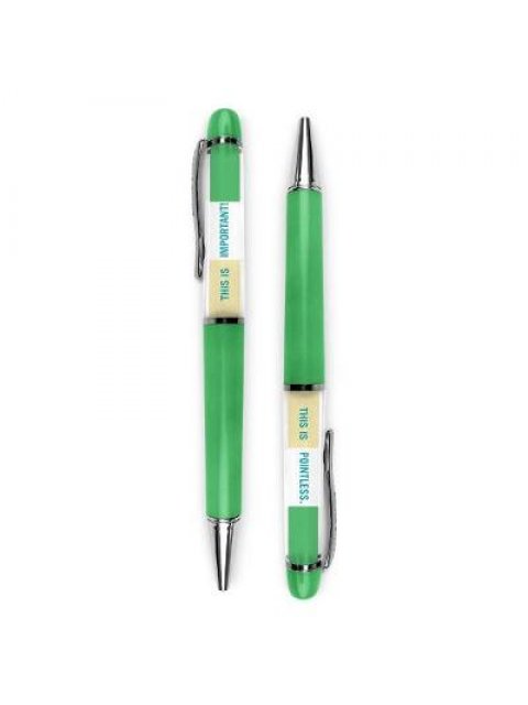 THIS IS IMPORTANT / THIS IS POINTLESS INNER-TRUTH PEN  PB