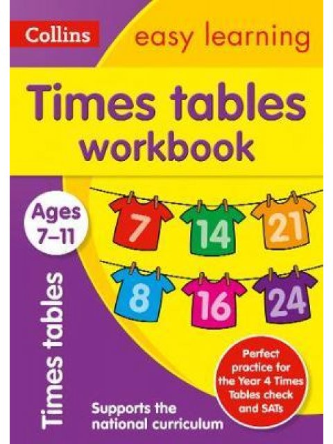 TIMES TABLES WORKBOOK AGES 7-11 (COLLINS EASY LEARNING KS 2) PB