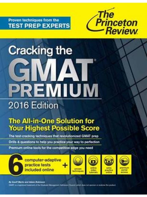 CRACKING THE GMAT PREMIUM EDITION 2016