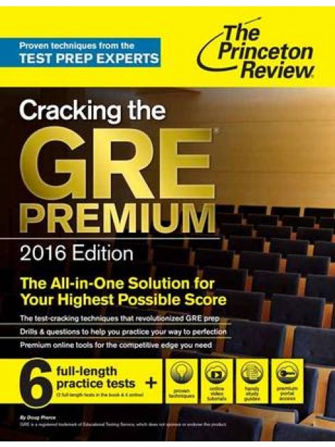 CRACKING THE GRE PREMIUM EDITION 2016