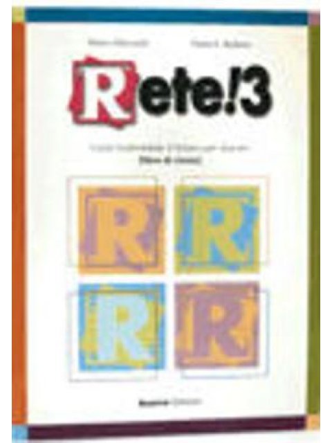 RETE 3 STUDENTE (LIBRO DI CLASSE)