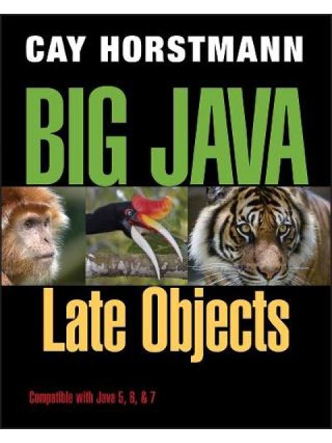 BIG JAVA LATE OBJECTS HC
