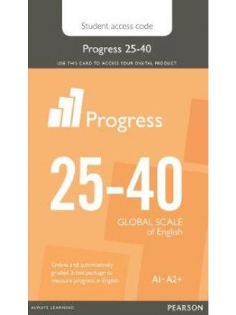 PROGRESS 25 - 40 STUDENT ACCESS CARD