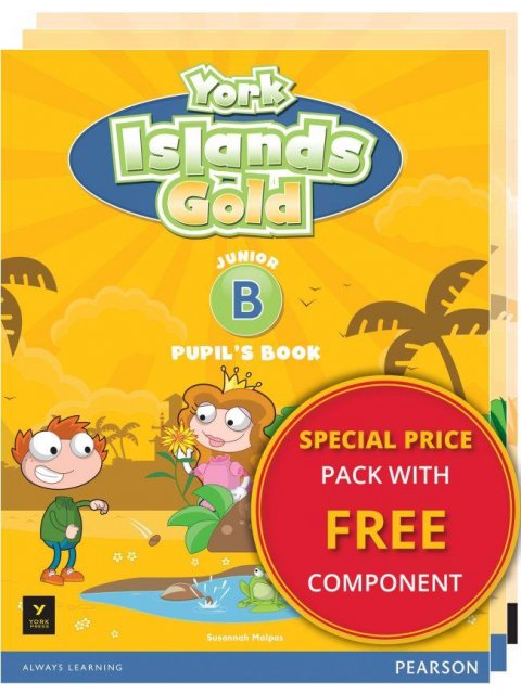 YORK ISLANDS GOLD JUNIOR B PACK (SB + WB + GRAMMAR & COMPANION)