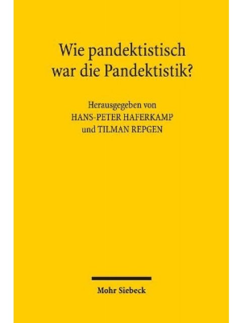 WIE PANDEKTISTISCH WAR DIE PANDEKTISTIK?