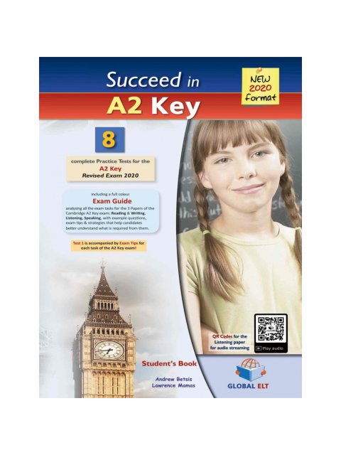 SUCCEED IN A2 KEY 8 PRACTICE TESTS SELF STUDY EDITION NEW 2020 FORMAT