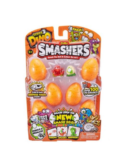 SMASHERS S3 ΣΥΣΚΕΥΑΣΙΑ ΜΕ 8 ΔΕΙΝΟΣΑΥΡΑΚΙΑ