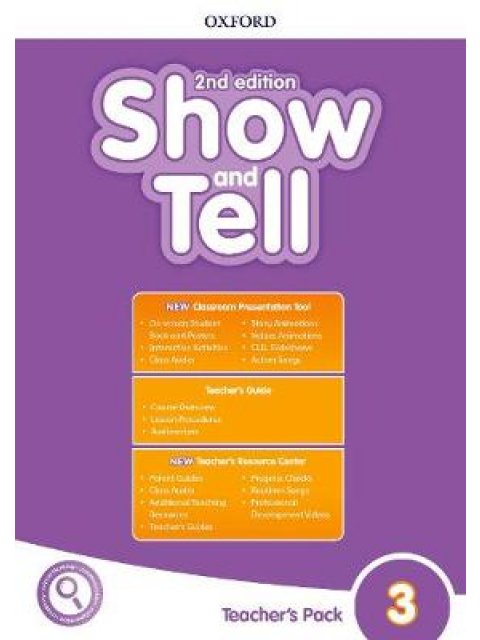 OXFORD SHOW AND TELL 3 TCHR'S PACK 2ND ED