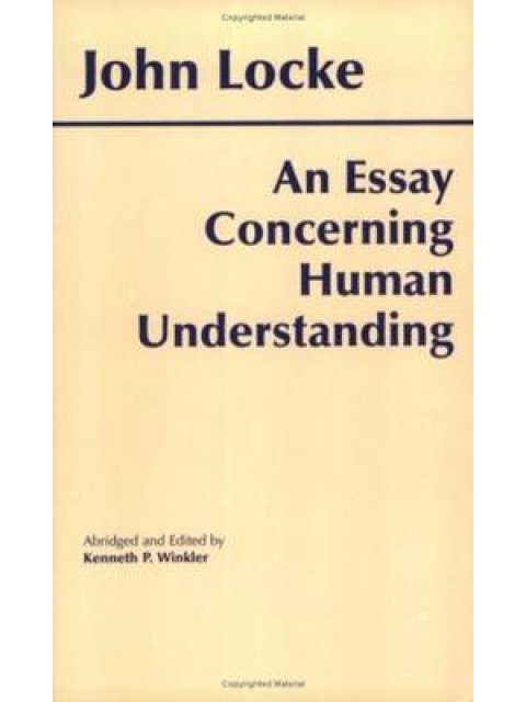 AN ESSAY CONCERNING HUMAN ESSAY PB