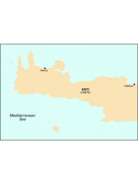 IMRAY CHART 377 : NISOS CRETE (WEST) PB