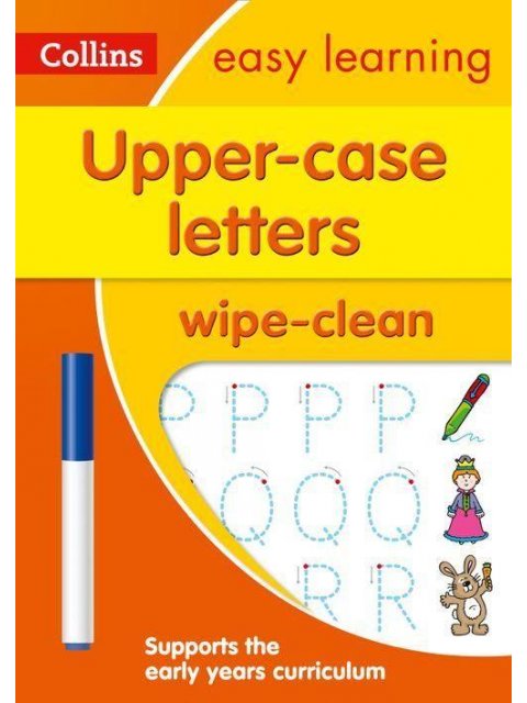 UPPER CASE LETTERS AGE 3-5 WIPE CLEAN ACTIVITY BOOK