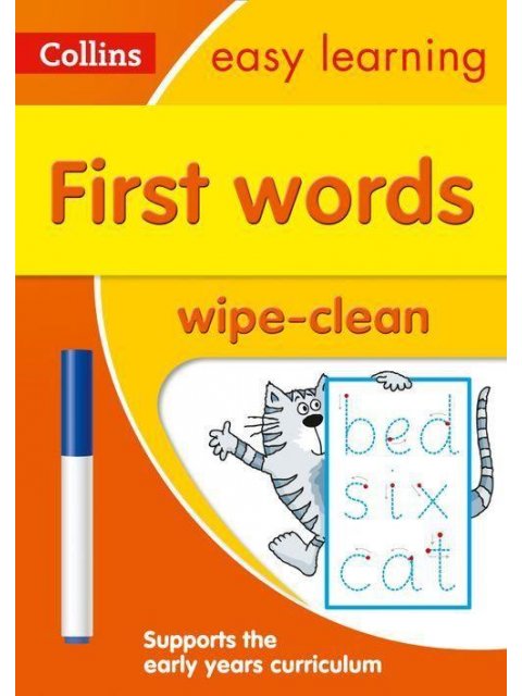 FIRST WORDS AGE 3-5 WIPE CLEAN ACTIVITY BOOK