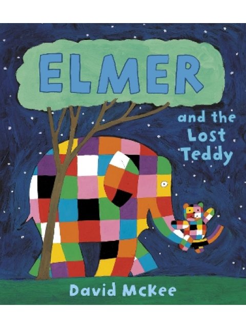 ELMER IN THE SNOW AND THE LIST TEDDY PB
