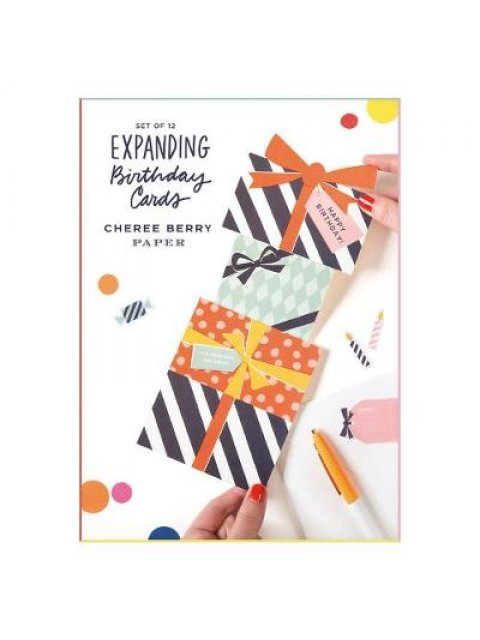 CHEREE BERRY EXPANDING BIRTHDAY CARD SET
