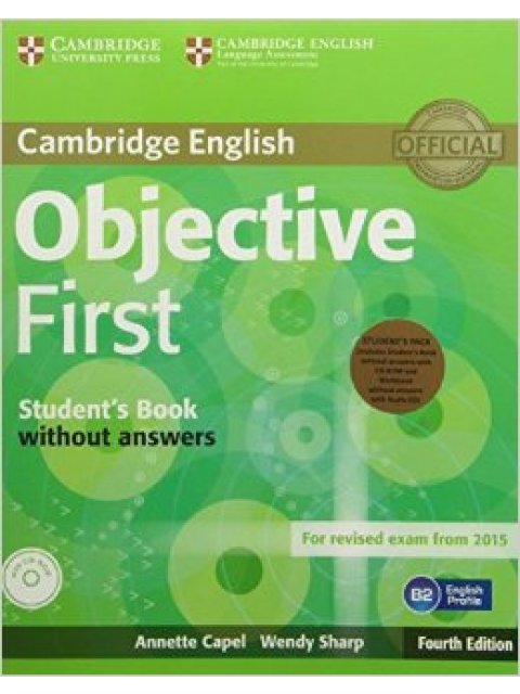 OBJECTIVE FIRST SB PACK (+ CD-ROM) & W/B WITH AUDIO CD 4TH ED