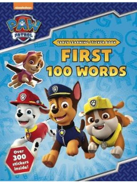 PAW PATROL FIRST WORDS STICKER BOOK
