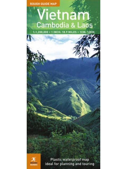 ΤΗΕ ROUGH GUIDE MAP : VIETNAM, LAOS & CAMBODIA 1ST ED PB