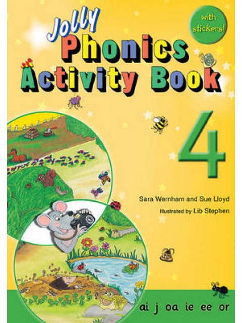 JOLLY PHONICS ACTIVITY BOOK 4 PB