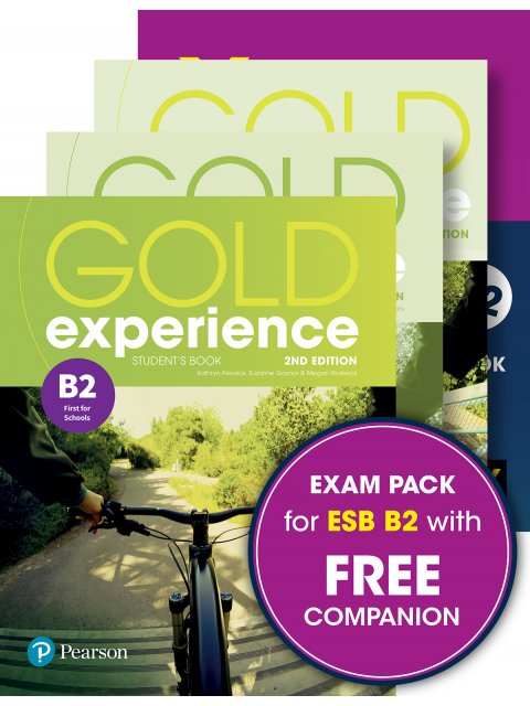EXAM PACK ESB B2: GOLD EXPERIENCE B2 SB WITH APP + WB + COMPANION + YORK PRACTICE TEST FOR ESB B2