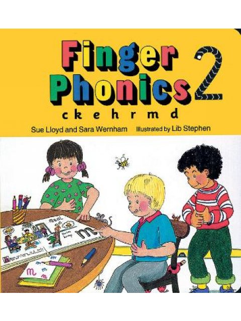 FINGER PHONICS BOOK 2 : IN PRECURSIVE LETTERS (BRITISH ENGLISH EDITION)