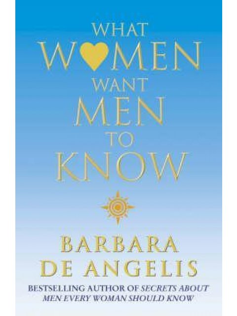 WHAT WOMEN WANT MEN TO KNOW PB