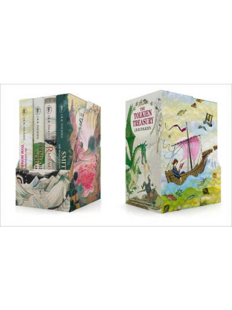 THE TOLKIEN TREASURE BOX SET :ROVERANDOM, FARMER GILES OF HAM, THE ADVENTURES OF TOM BORMBADIL, SMIT