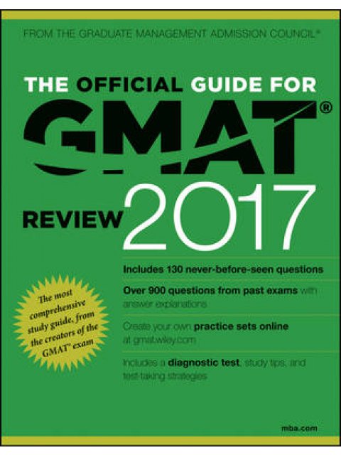 THE OFFICIAL GUIDE FOR GMAT REVIEW 2017  PB