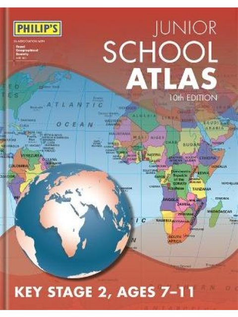 PHILIP'S JUNIOR SCHOOL ATLAS 10TH ED HC