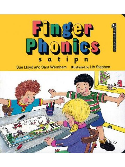 FINGER PHONICS BOOK 1 : IN PRECURSIVE LETTERS (BRITISH ENGLISH EDITION)