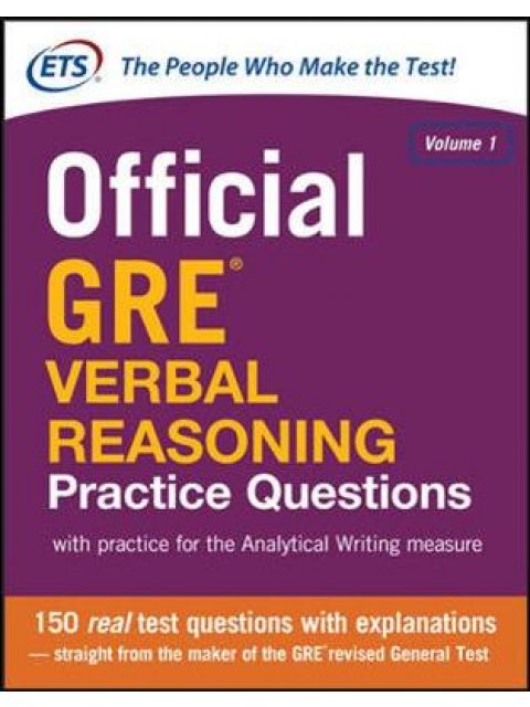 OFFICIAL GRE VERBAL REASONING PRACTICE QUESTIONS: 1 PB