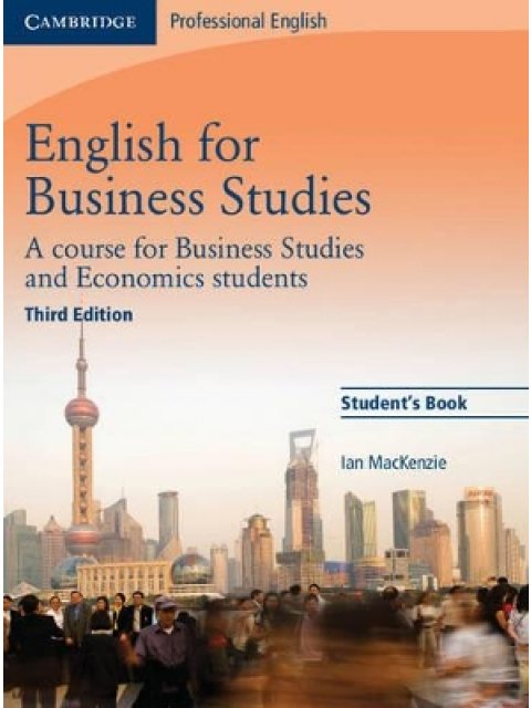 ENGLISH FOR BUSINESS STUDIES SB 3RD ED