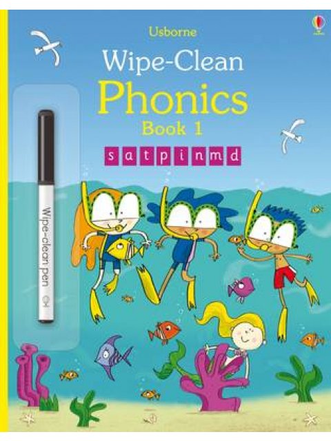 WIPE-CLEAN PHONICS: BOOK 1  PB