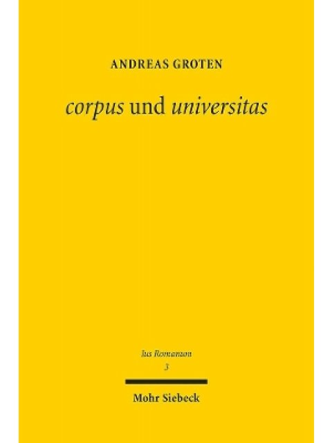 CORPUS UND UNIVERSITAS