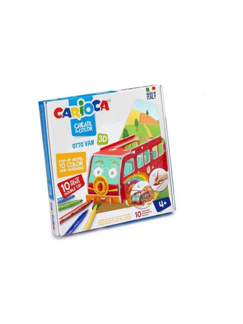 CARIOCA CREATE & COLOR OTTO VAN 3D ΠΑΖΛ - ΣΕΤ ΖΩΓΡΑΦΙΚΗΣ