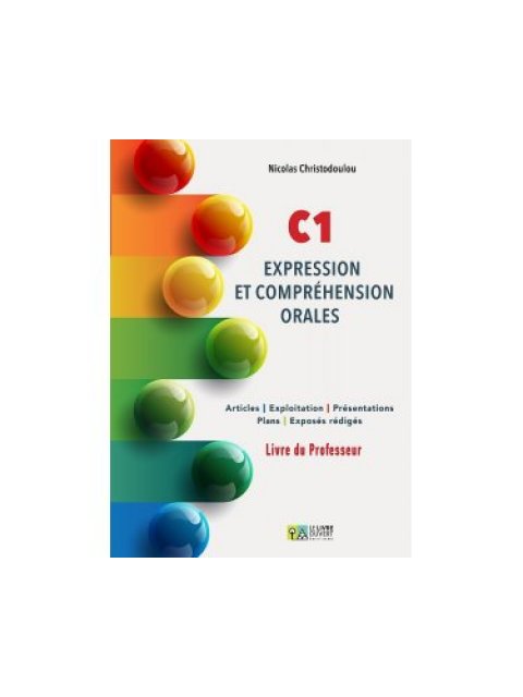 C1 - EXPRESSION ET COMPREHENSION ORALES PROFESSEUR