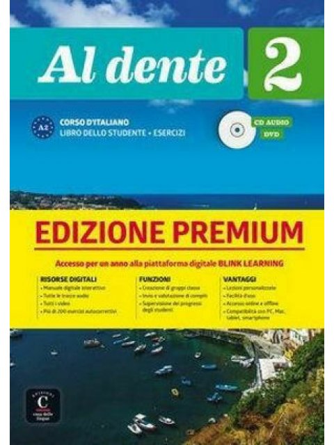 AL DENTE 2 A2 STUDENTE ED ESERCIZI (+ CD + DVD) EDIZIONE PREMIUM