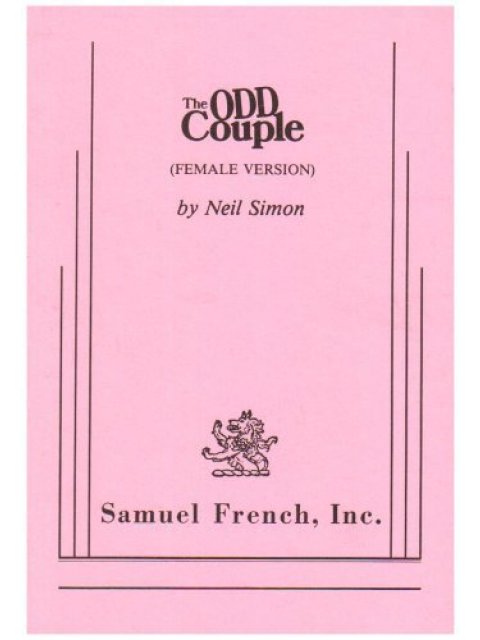 THE ODD COUPLE (FEMALE VERSION) PB A FORMAT