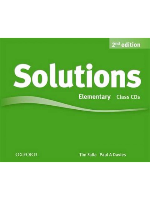 SOLUTIONS ELEMENTARY CD CLASS (3) 2ND ED
