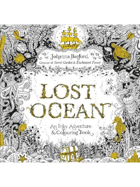 LOST OCEAN : AN INKY ADVENTURE & COLOURING BOOK