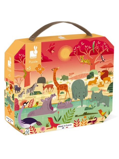 JANOD ΠΑΖΛ ΖΩΑΚΙΑ ΣΑΦΑΡΙ 54 ΤΕΜ (J02650)