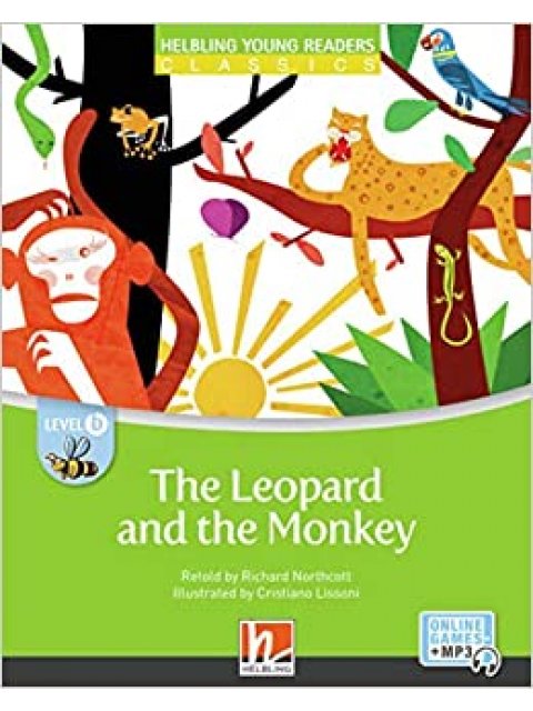 YOUNG READERS THE LEOPARD AND THE MONKEY (YOUNG READERS B) ( + MP3 PACK)