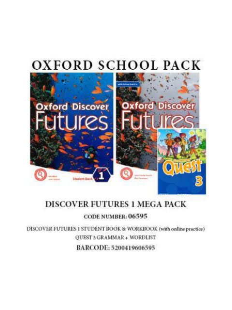 OXFORD DISCOVER FUTURES 1 MEGA PACK (DISCOVER FUTURES 1 ST/BK DISCOVER FUTURES 1 WKBK (+ONLINE) QUES