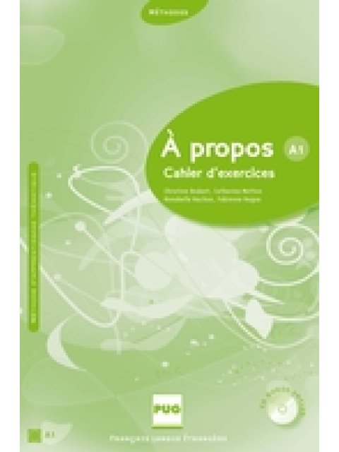 A PROPOS A1 CAHIER (+ CD)