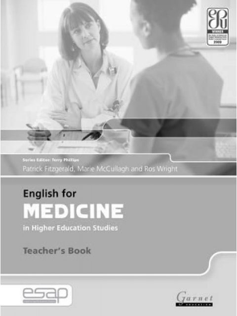 ENGLISH FOR MEDICINE TCHR'S