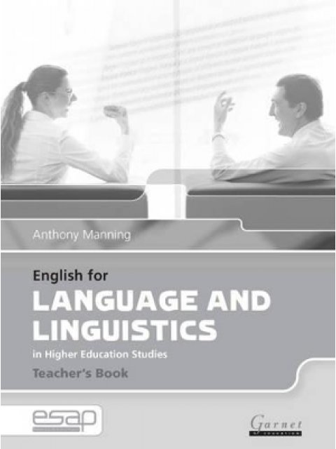ENGLISH FOR LANGUAGE AND LINGUISTICS TCHR'S