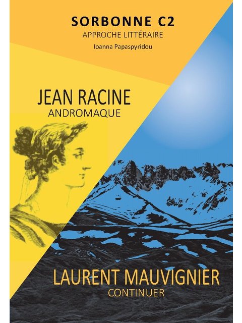 SORBONNE C2 APPROCHE LITTERAIRE 2022