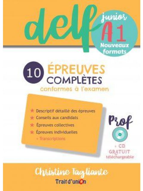 NOUVEAU DELF JUNIOR A1 10 EPREUVES COMPLETES PROFESSEUR