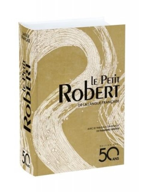 LE PETIT ROBERT 2018 - ÉDITION DES 50 ANS (OCRE)