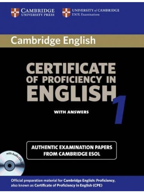 CAMBRIDGE CERTIFICATE OF PROFICIENCY IN ENGLISH 1 SELF STUDY PACK UPDATED